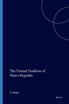 The Textual Tradition of Plato's Republic - Boter, Gerard