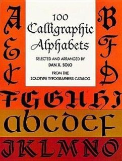 100 Calligraphic Alphabets - Solo, Dan X