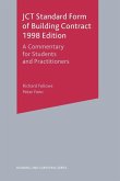 JCT Standard Form of Building Contract 1998 Edition