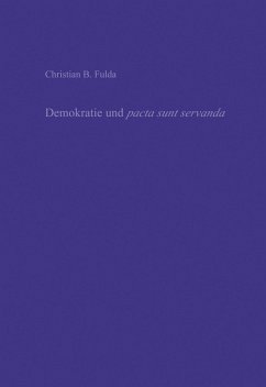 Cover Demokratie und pacta sunt servanda