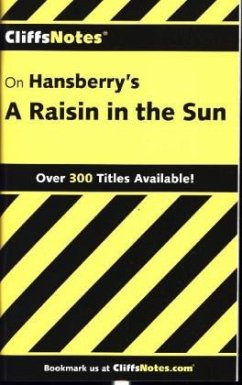 Cover Cliffs Notes on Hansberry's 'A Raisin in the Sun'
