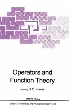 Operators and Function Theory - Power, S.C. (Hrsg.)