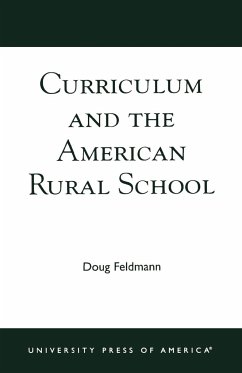 Curriculum and the American Rural School - Feldmann, Doug