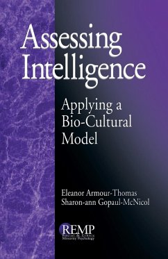 Assessing Intelligence - Armour-Thomas, Eleanor; Gopaul-Mcnicol, Sharon-Ann