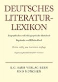 Deutsches Literatur-Lexikon / Bernfeld - Christen / Deutsches Literatur-Lexikon Ergänzungsband II