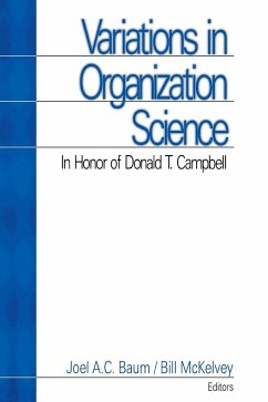 Variations in Organization Science - Baum, Joel A. C.; McKelvey, Bill