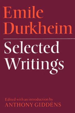 Emile Durkheim - Durkheim, Emile; Emile, Durkheim; Anthony, Giddens