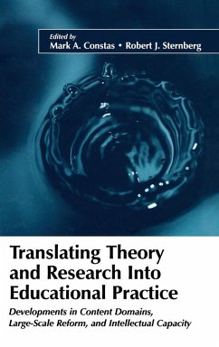 Cover Translating Theory and Research Into Educational Practice