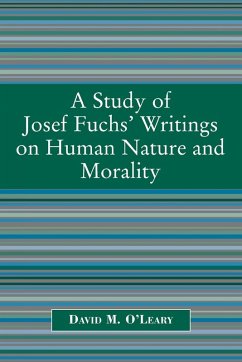Cover Study of Joseph Fuch's Writings on Human Nature and Morality