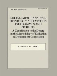 Social Impact Analysis of Poverty Alleviation Programmes and Projects - Neubert, Susanne