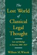 The Lost World of Classical Legal... - Bild 1