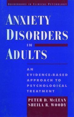 Anxiety Disorders in Adults - McLean, Peter D; Woody, Sheila R