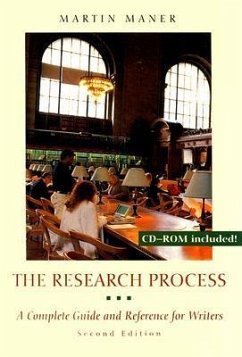 The Research Process: A Complete Guide and Reference for Writers [With CDROM] - Maner, Martin