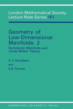 Geometry of Low-Dimensional Manifolds - Donaldson/Thomas