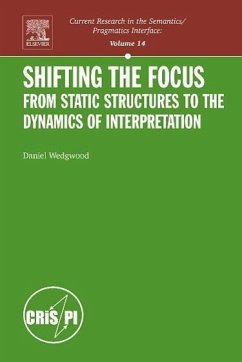 Shifting the Focus - Wedgwood, Daniel