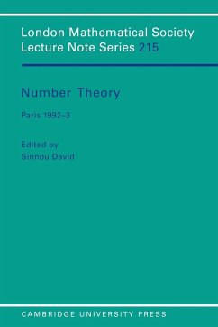Number Theory - David, Sinnou (ed.)