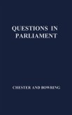 Questions in Parliament Questions in Parliament