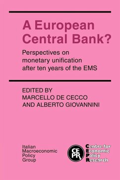 A European Central Bank? - De Cecco, Marcello / Giovannini, Alberto (eds.)