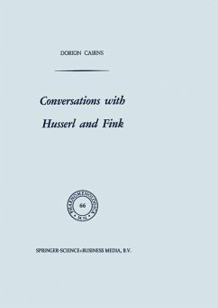 Conversations with Husserl and Fink - Cairns, Dorion