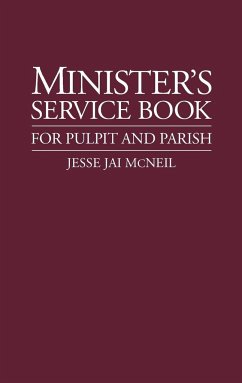 Minister's Service Book - McNeil, Jesse Jai