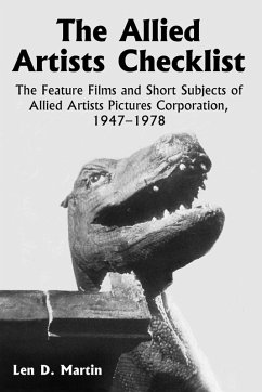 The Allied Artists Checklist - Martin, Len D.