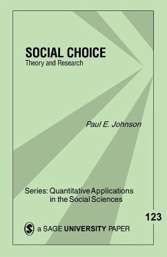 Social Choice: : Theory & Research - Johnson, Paul E.