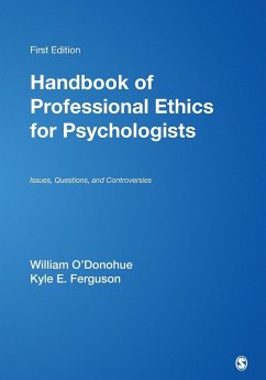 Handbook of Professional Ethics for Psychologists - O'Donohue, William; Ferguson, Kyle E.