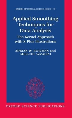 Applied Smoothing Techniques for Data Analysis - Bowman; Azzalini, Adelchi