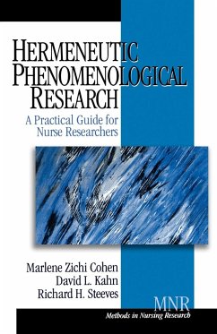 Hermeneutic Phenomenological Research - Cohen, Marlene Zichi; Steeves, Richard; Zichi Cohen, Marlene