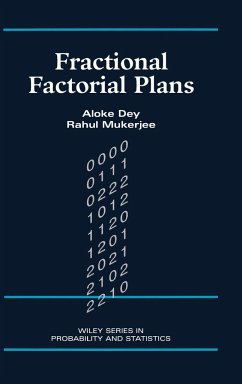 Fractional Factorial Plans - Dey, Aloke; Mukerjee, Rahul