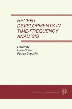 Recent Developments in Time-Frequency Analysis - Cohen