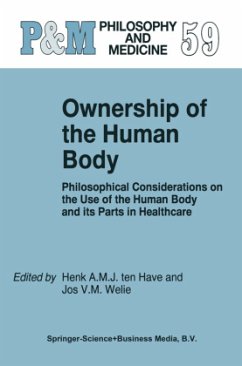 Ownership of the Human Body - Ten Have, H.A. / Welie, J.W. (Hgg.)