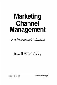 Marketing Channel Management - Unknown