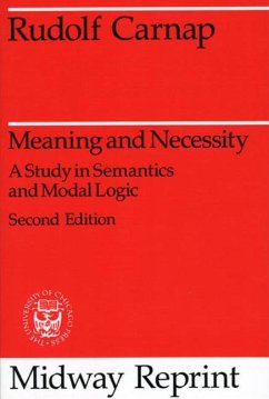 Meaning and Necessity - Carnap, Rudolf