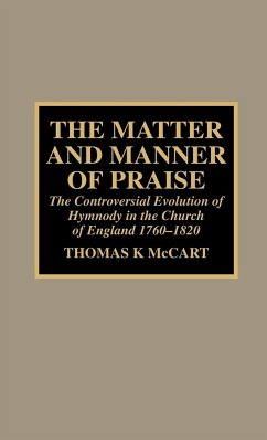 The Matter and Manner of Praise - McCart, Thomas K.