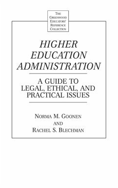 Higher Education Administration - Blechman, Rachel; Goonen, Norma