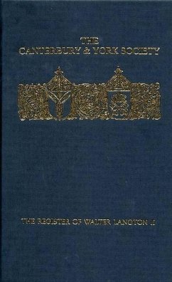 The Register of Walter Langton, Bishop of Coventry and Lichfield, 1296-1321: Volume II - Hughes, J. B. (ed.)