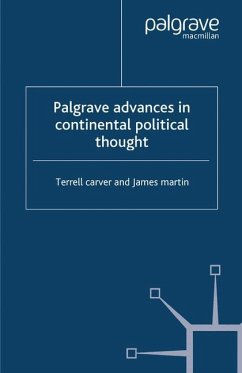 Palgrave Advances in Continental Political Thought - Cini, Michelle / Bourne, Angela