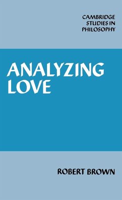 Analyzing Love - Brown, Robert; Robert, Brown Glen