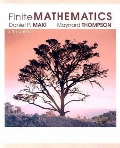 Finite Mathematics - Maki, Daniel; Thompson, Maynard