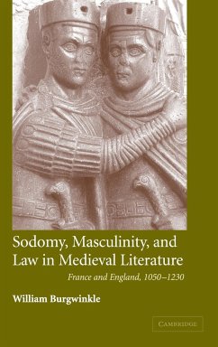 Sodomy, Masculinity and Law in Medieval Literature - Burgwinkle, William E.