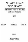 WHAT'S REAL? GOD IS NOT WHAT'S REAL? GOD IS NOT