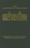 The Register of Thomas Appleby, Bishop of Carlisle 1363-1395