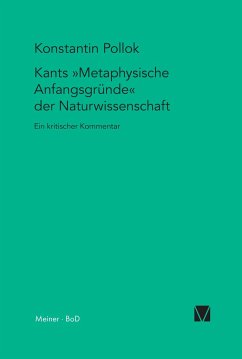 Kants Metaphysische Anfangsgründe der Naturwissenschaft - Pollok, Konstantin