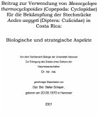 Beitrag zur Verwendung vo Mesocyclopsthermocyclopoides Beitrag zur Verwendung vo Mesocyclopsthermocyclopoides