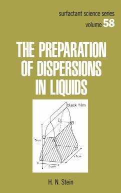 The Preparation of Dispersions in Liquids - Stein, H N; Stein, Stein