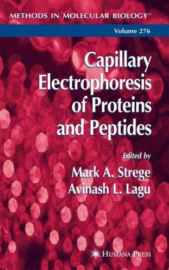 Capillary Electrophoresis of Proteins and Peptides - STREGE MARK / LAGU L. AVINASH