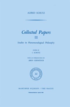 Collected Papers III - Schutz, A.