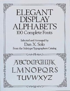 Elegant Display Alphabets - Solo, Dan X.