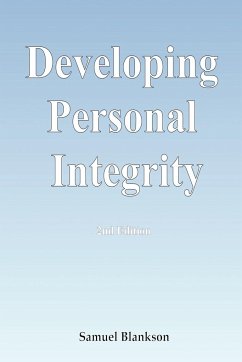 Developing Personal Integrity - Blankson, Samuel